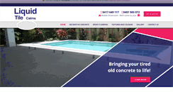 Desktop Screenshot of liquidtilecairns.com.au