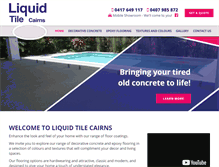 Tablet Screenshot of liquidtilecairns.com.au